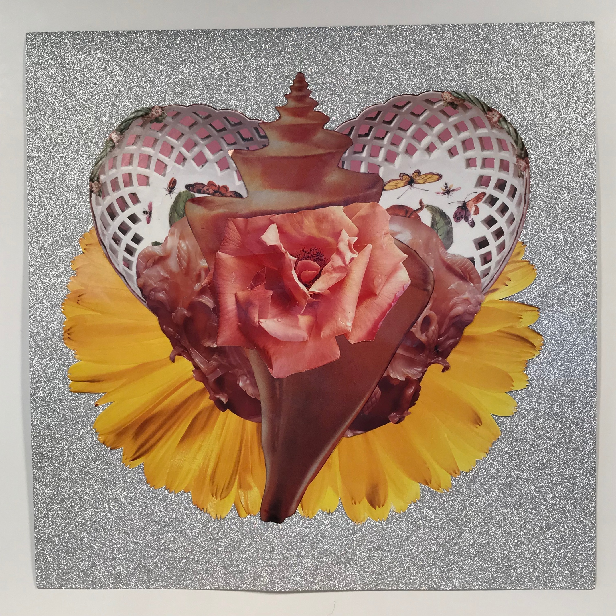 Shell Heart Collage